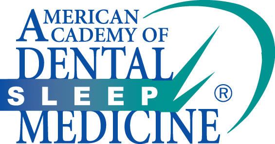 American Academy of Dental Sleep Medicine logo; Dr. Dawson is a member